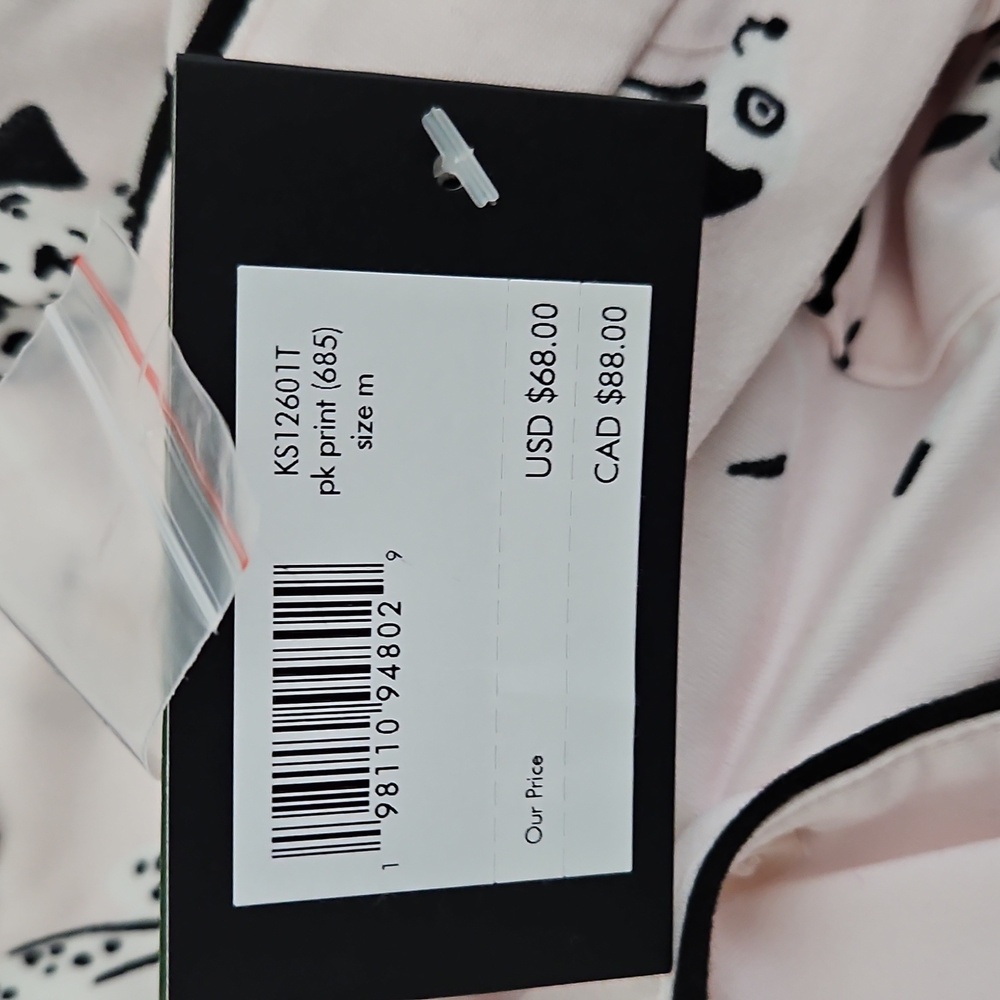 Kate Spade NY NWT Dalmatian Dog Pajamas - Picture 7 of 7